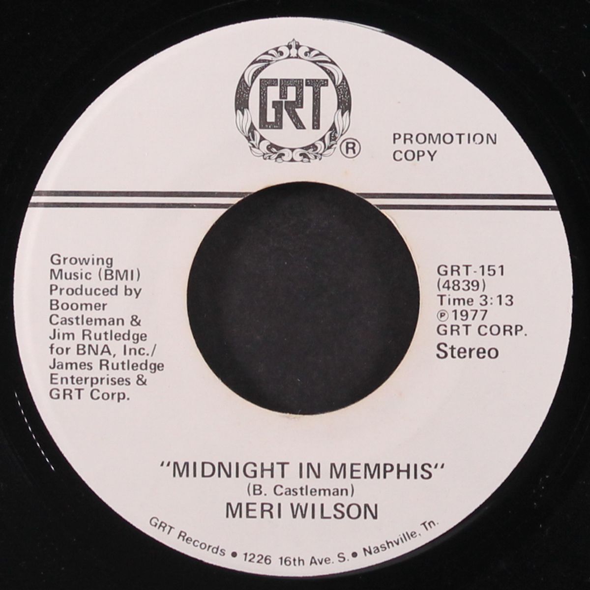 midnight in memphis / same by MERI WILSON