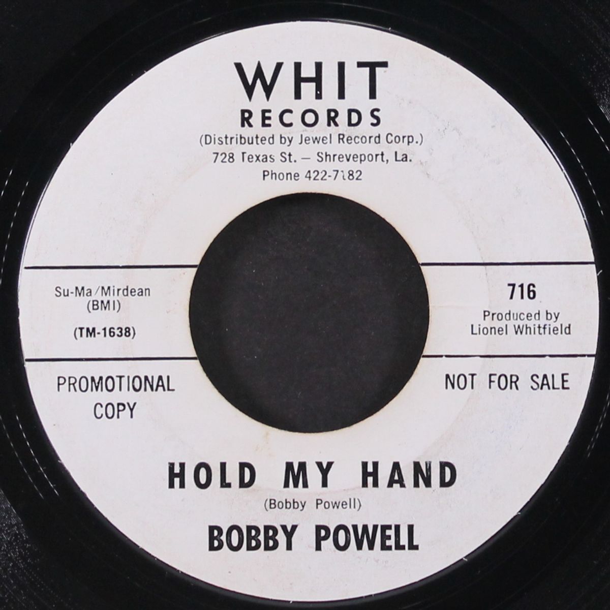i'm gonna leave you / hold my hand by BOBBY POWELL