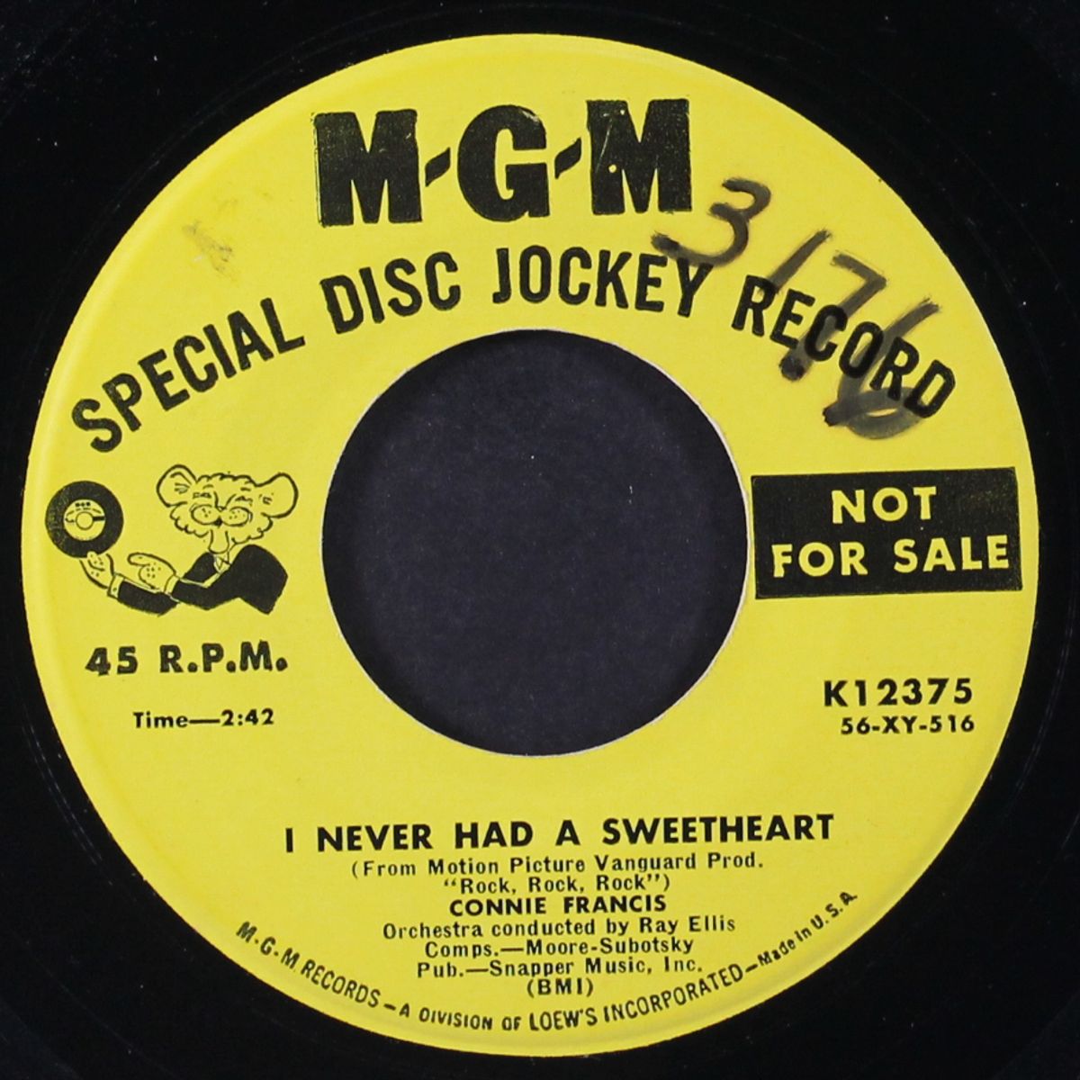 i never had a sweetheart / little blue wren by CONNIE FRANCIS