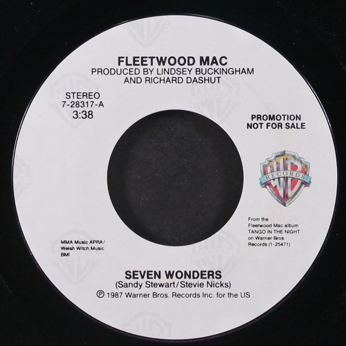 seven wonders by FLEETWOOD MAC