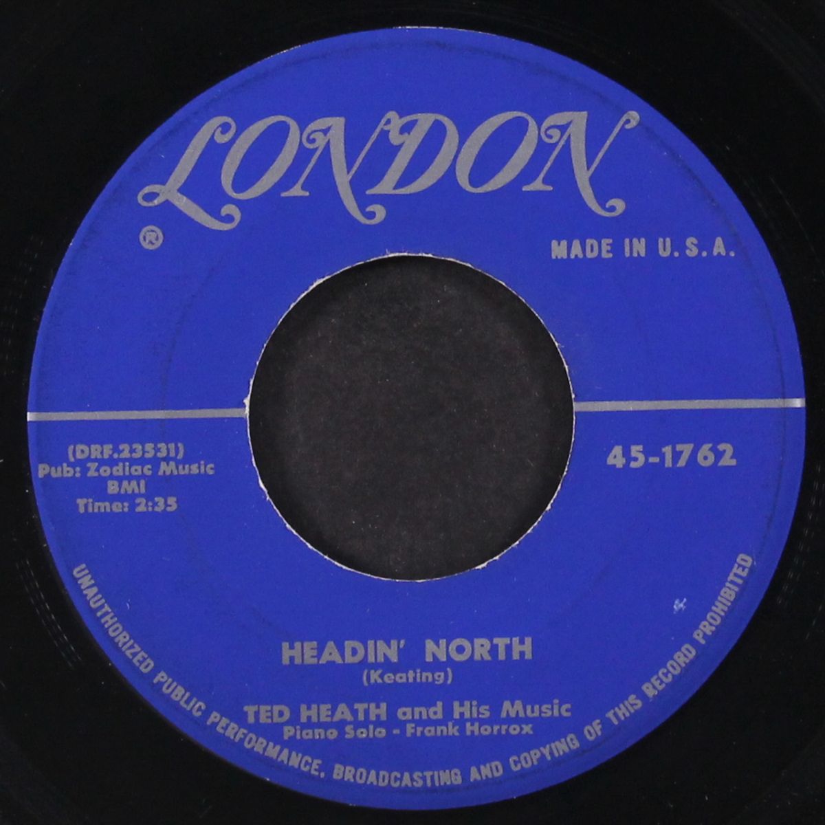 headin' north / witch doctor by TED HEATH