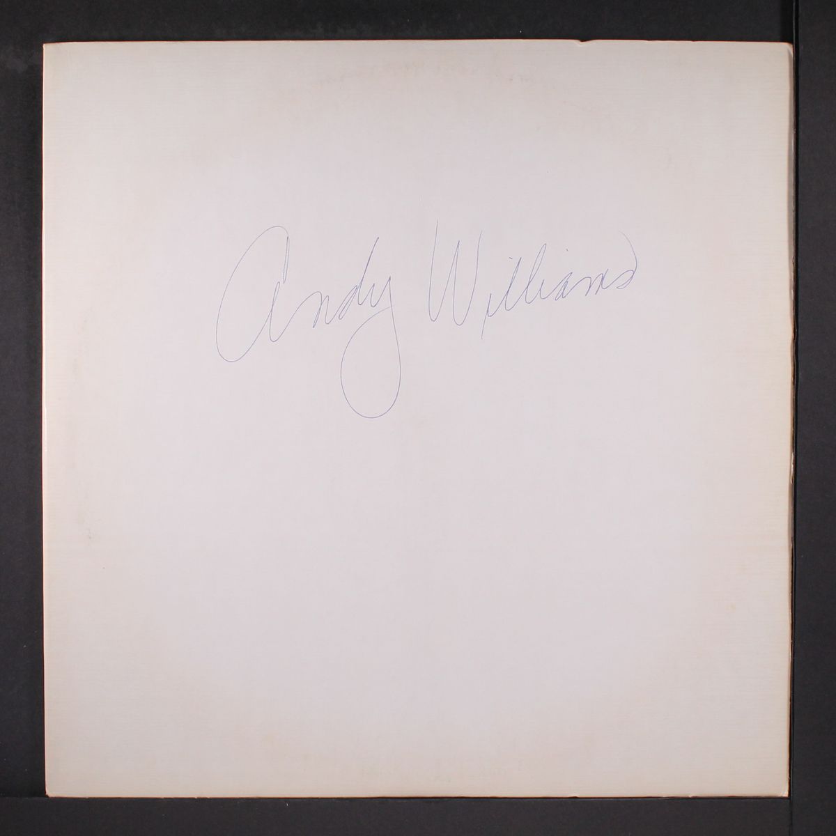 love story (where do i begin) / short by ANDY WILLIAMS