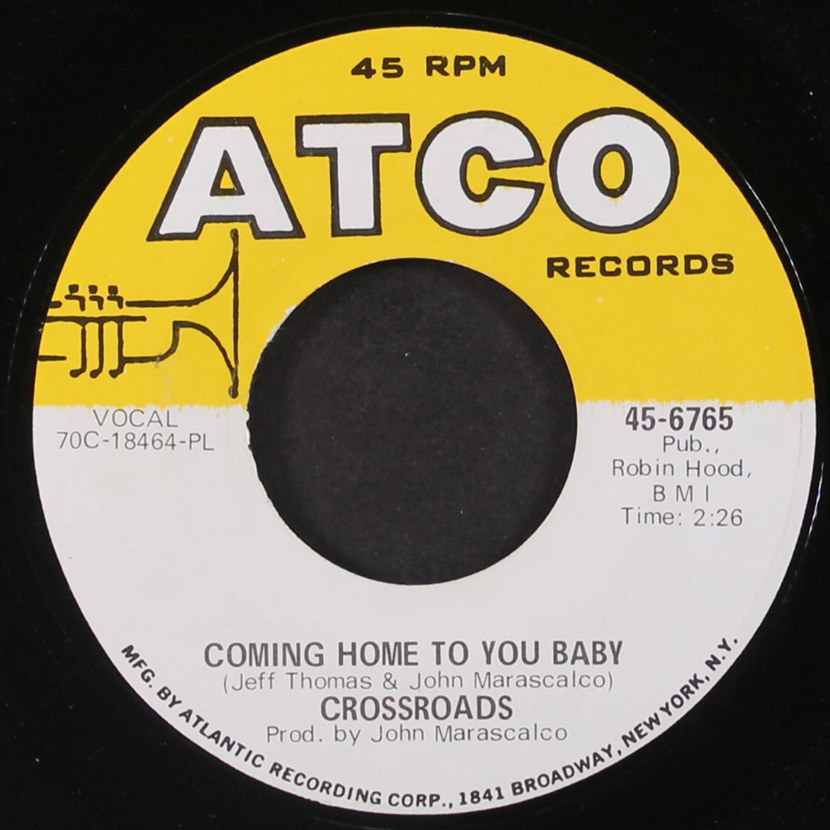 coming home to you baby / here i stand by CROSSROADS