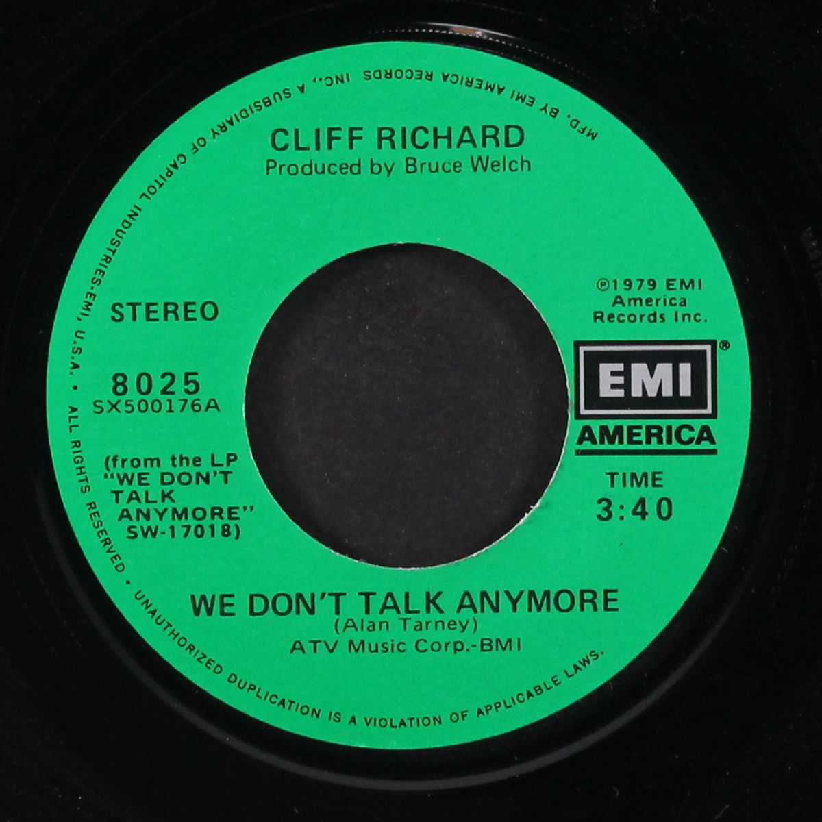 we don't talk anymore / count me out by CLIFF RICHARD