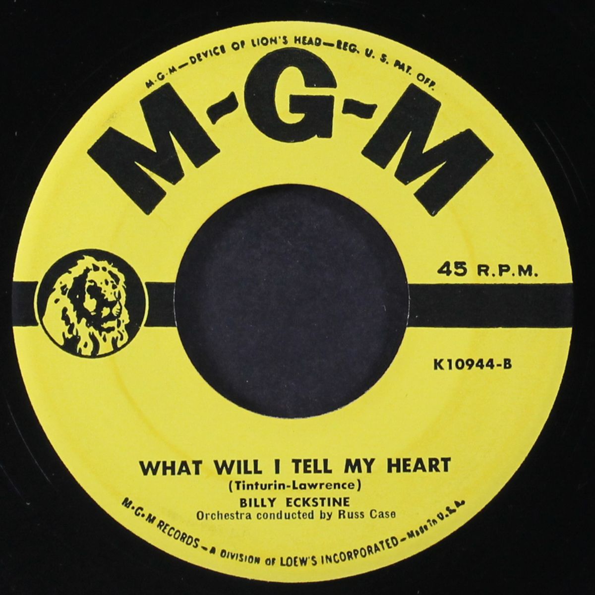 i'm yours to command / what will i tell my heart by BILLY ECKSTINE