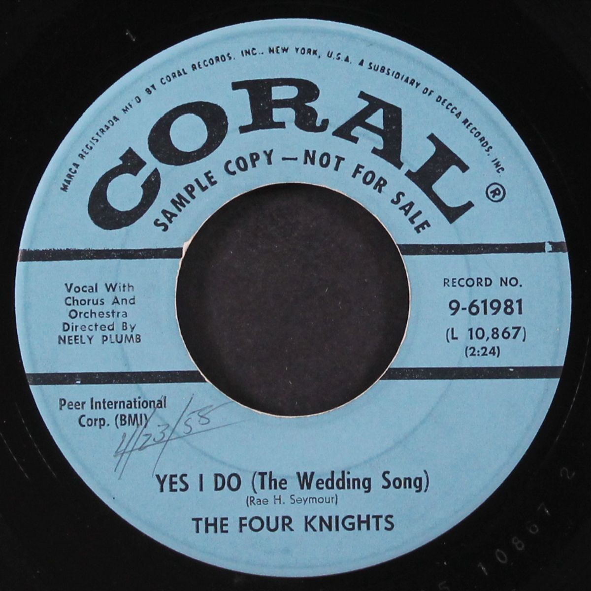 yes i do / if you ever change your mind by FOUR KNIGHTS