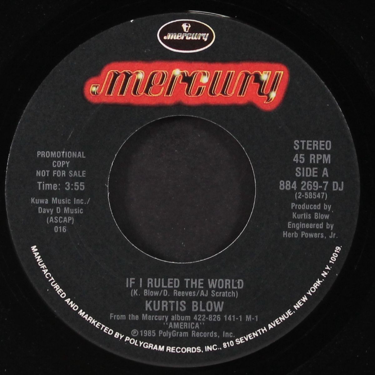 if i ruled the world / dub by KURTIS BLOW
