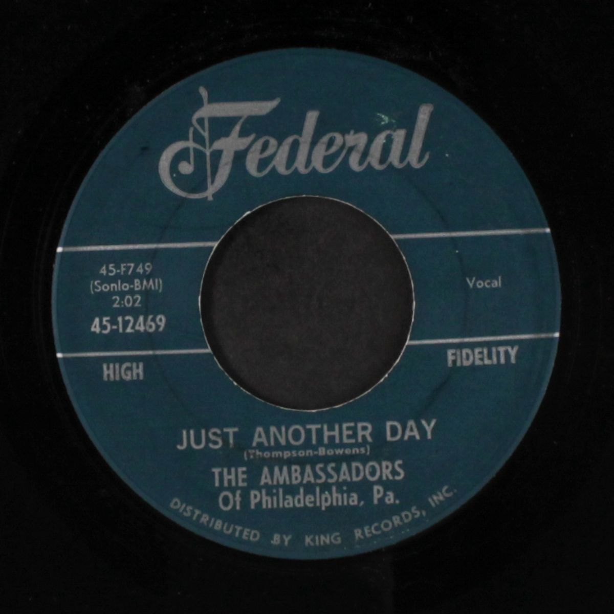 i have to cry sometimes / just another day by AMBASSADORS OF PHILADELPHIA, PA