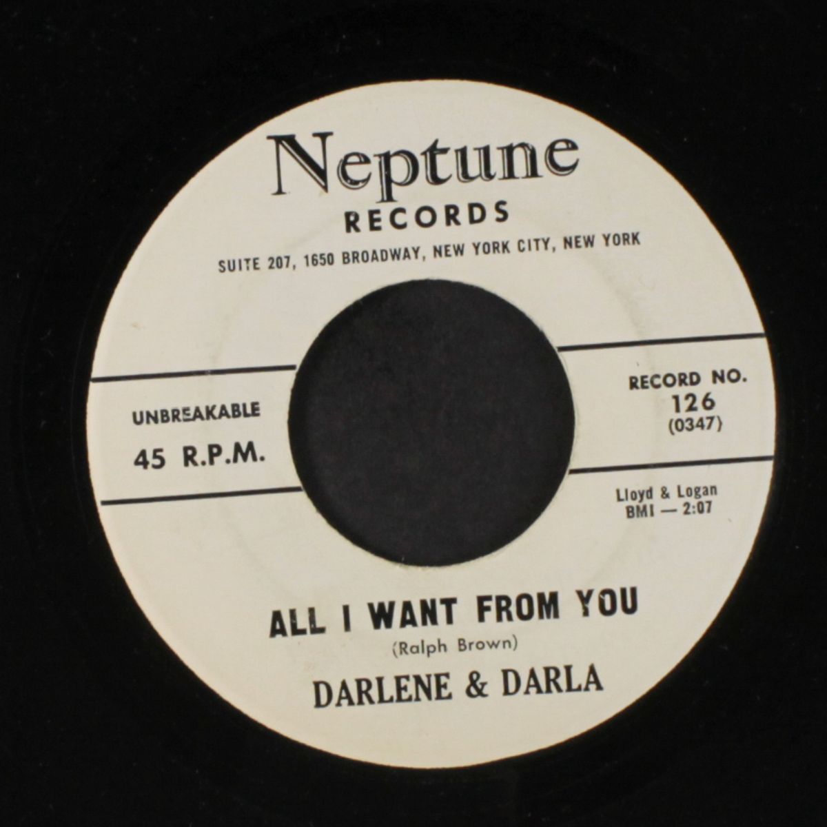 all i want from you / come closer by DARLENE & DARLA