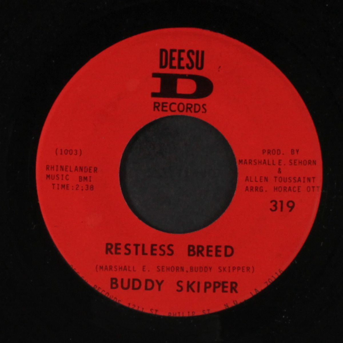 restless breed / cancel the reservation by BUDDY SKIPPER