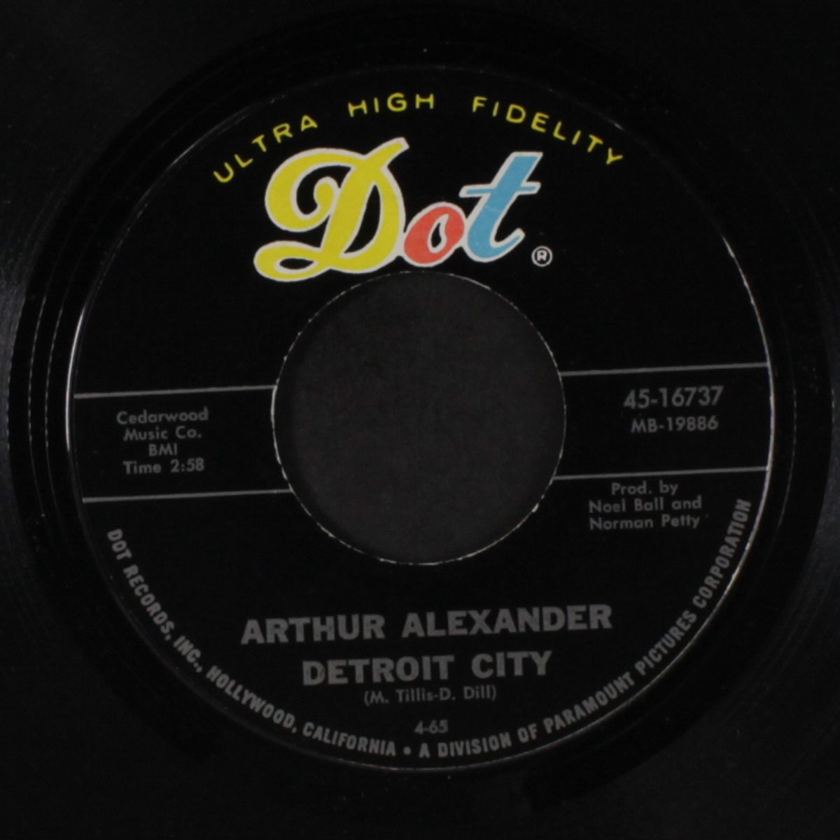 you don't care / detroit city by ARTHUR ALEXANDER