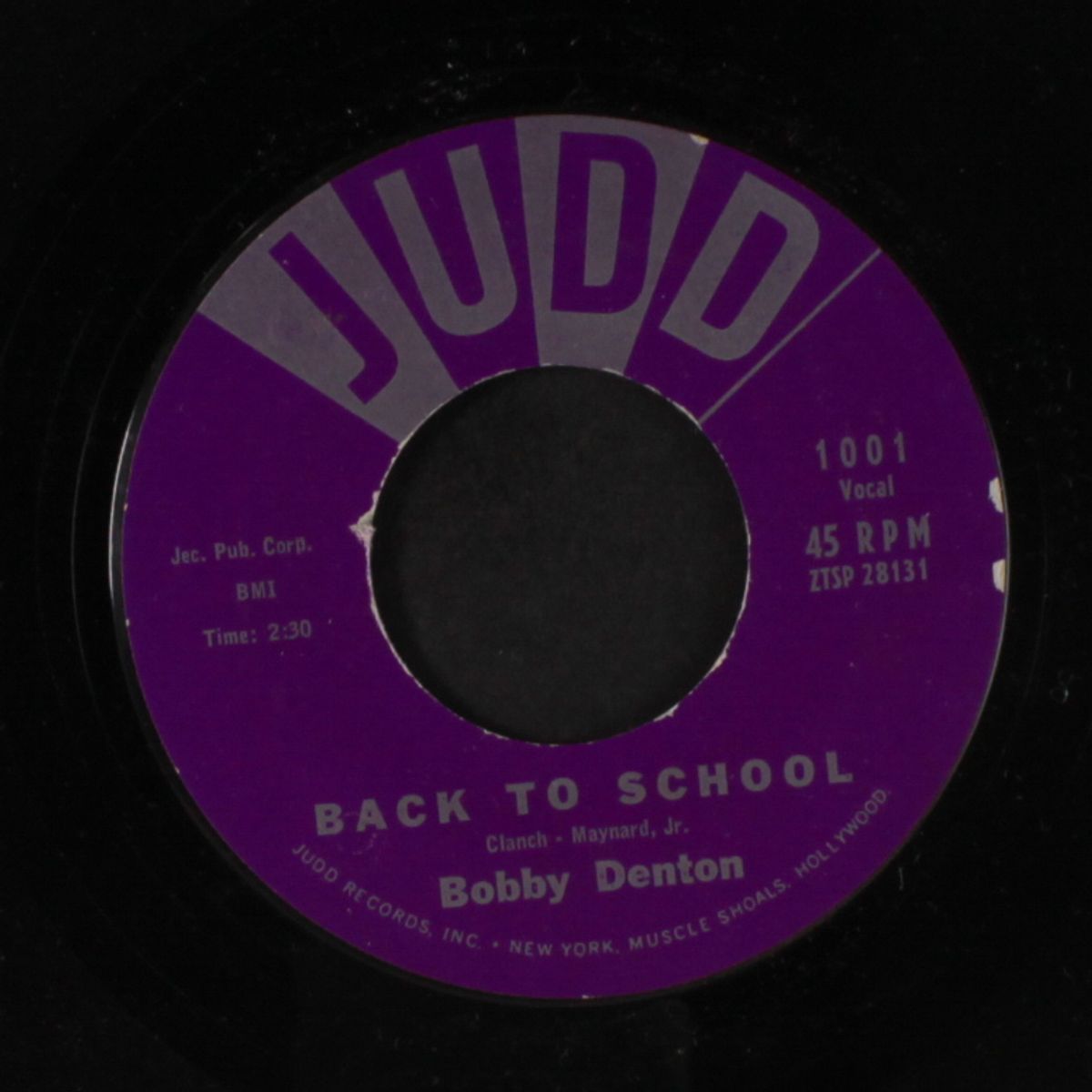 back to school / sweet and innocent by BOBBY DENTON
