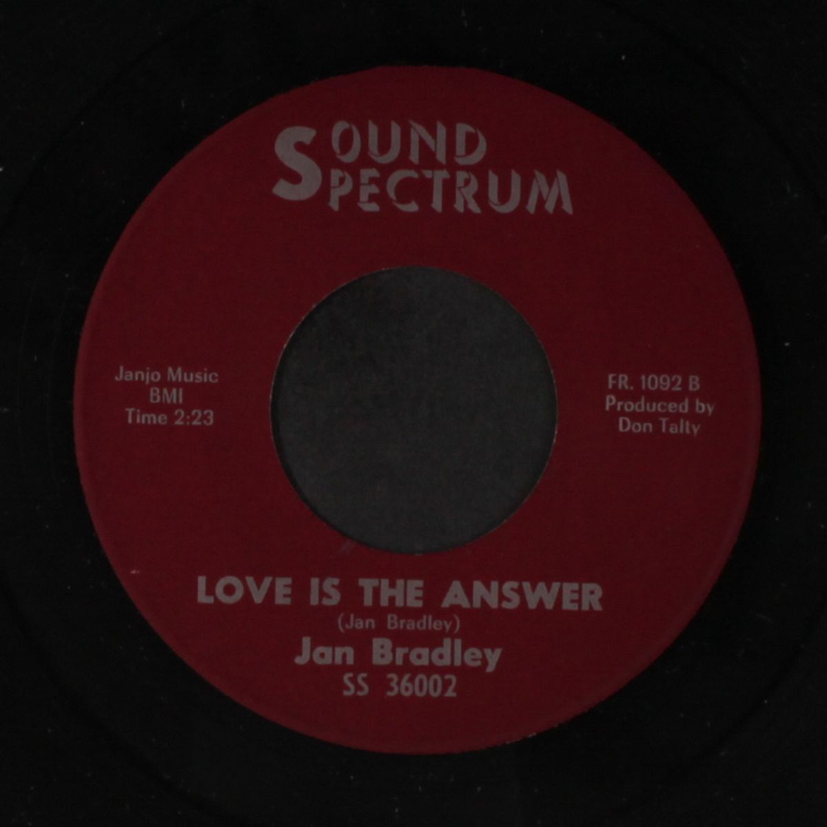back in circulation / love is the answer by JAN BRADLEY
