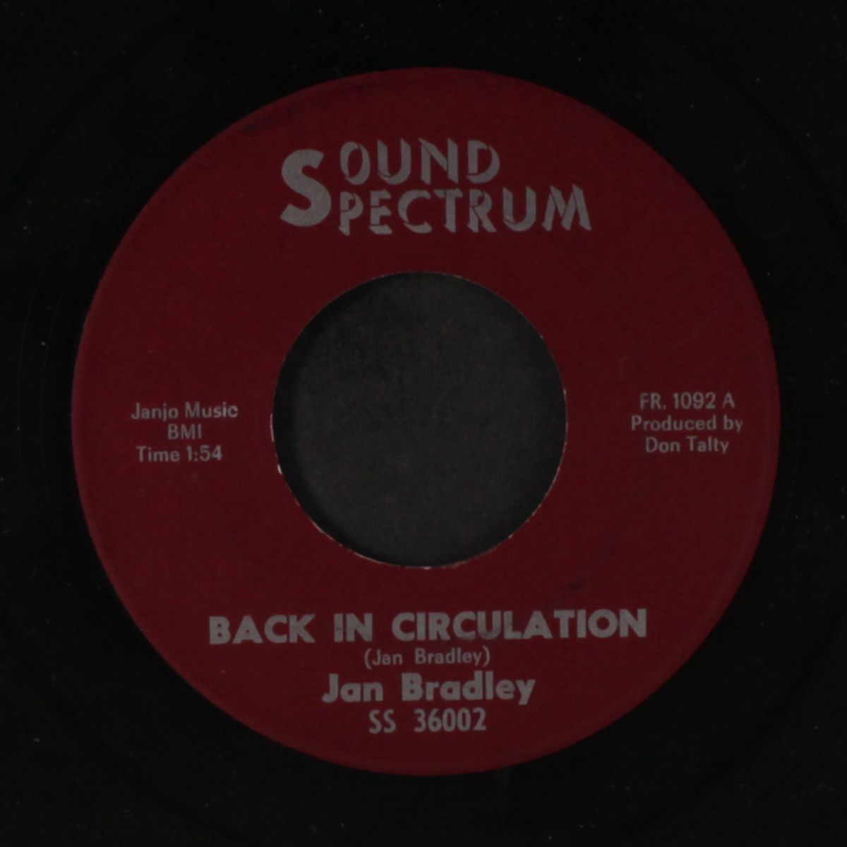 back in circulation / love is the answer by JAN BRADLEY