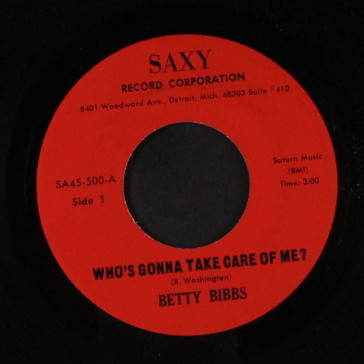 the story of my life / who's gonna take care of me by BETTY BIBBS