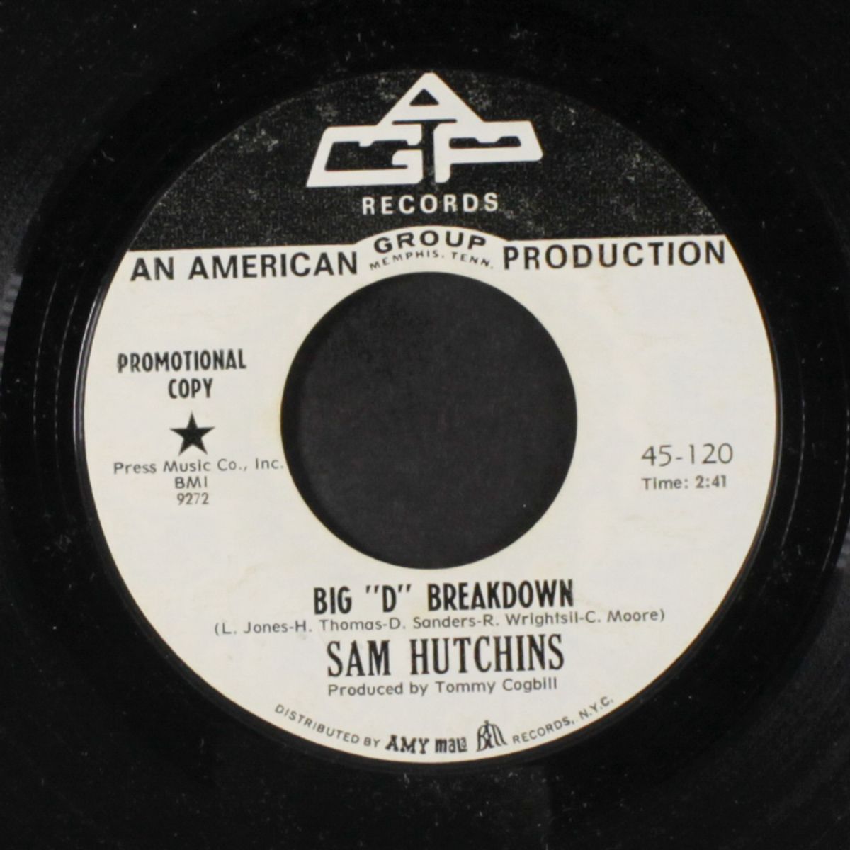 big d breakdown / i'm the one for you by SAM HUTCHINS