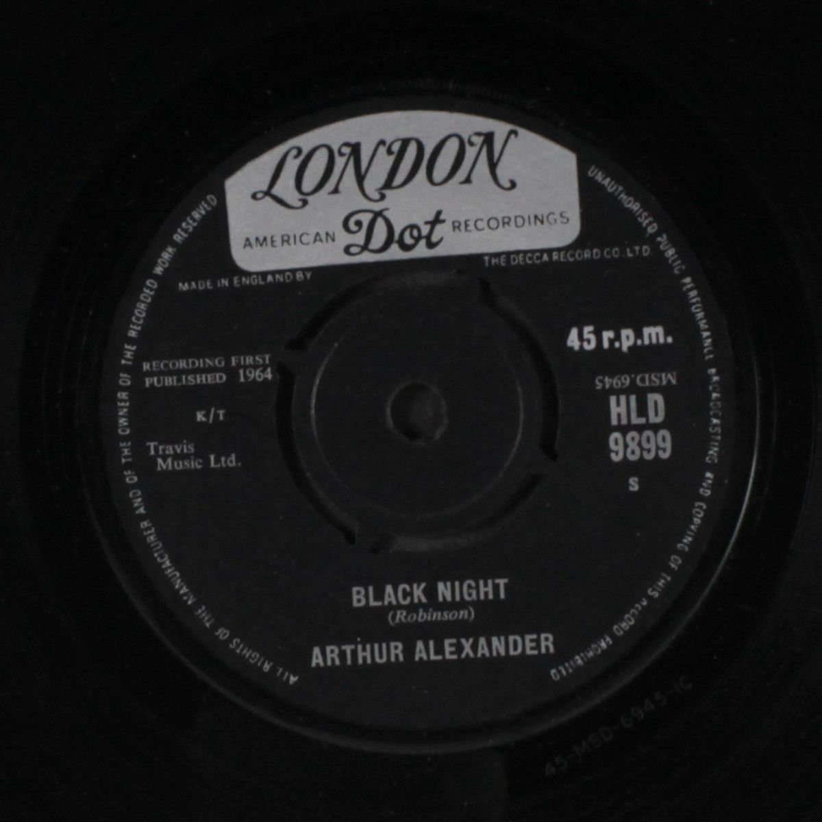 black night / ole john amos by ARTHUR ALEXANDER
