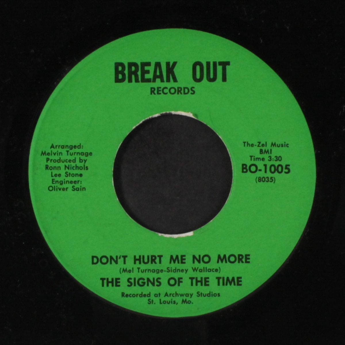 hum a song / don't hurt me no more by SIGNS OF THE TIME