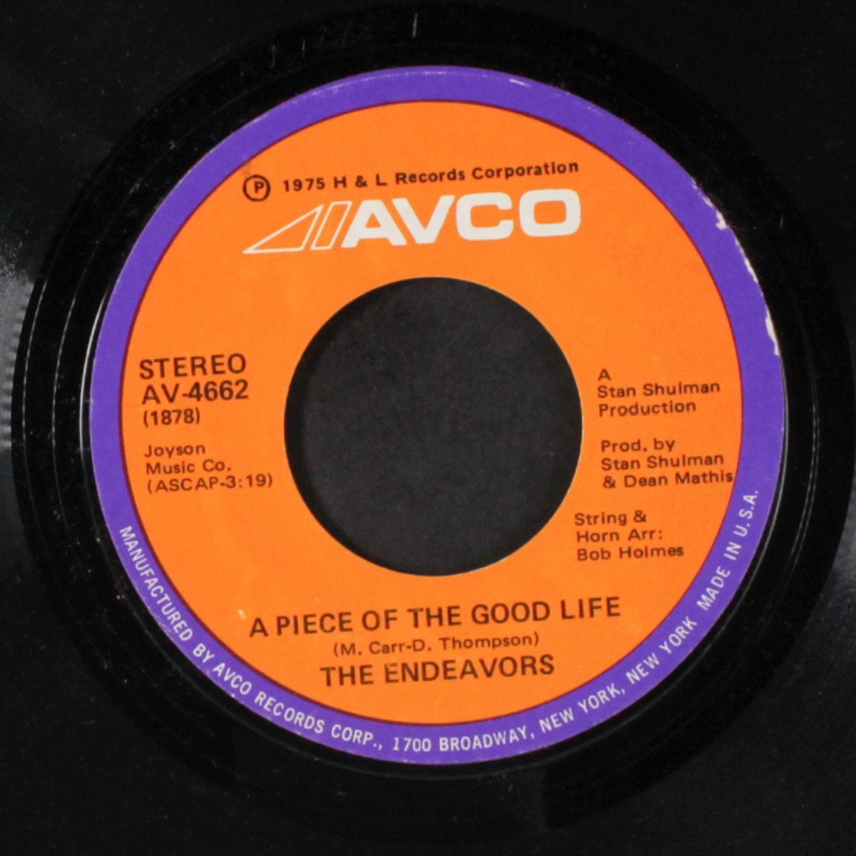 a piece of the good life / tighter and tighter by ENDEAVORS