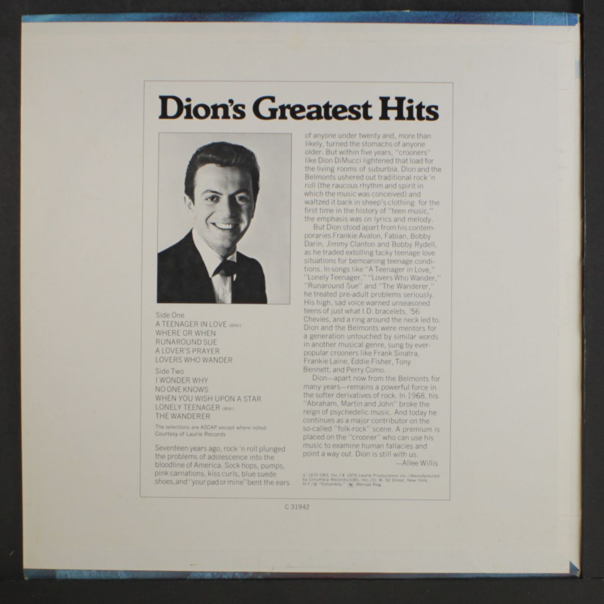 greatest hits by DION