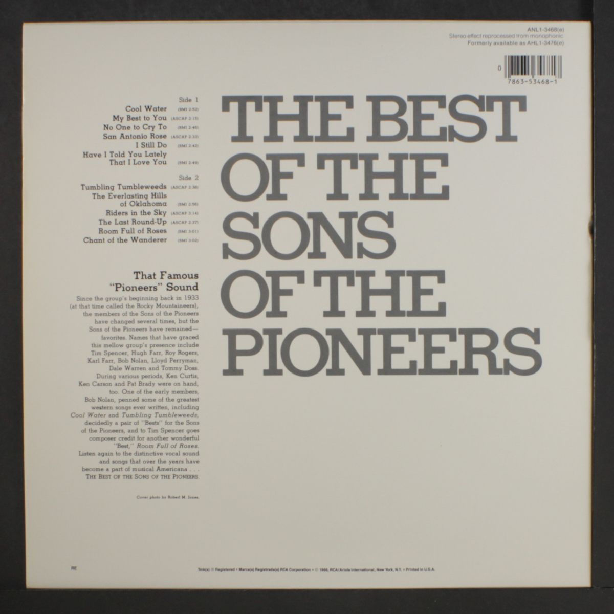 best of by SONS OF THE PIONEERS