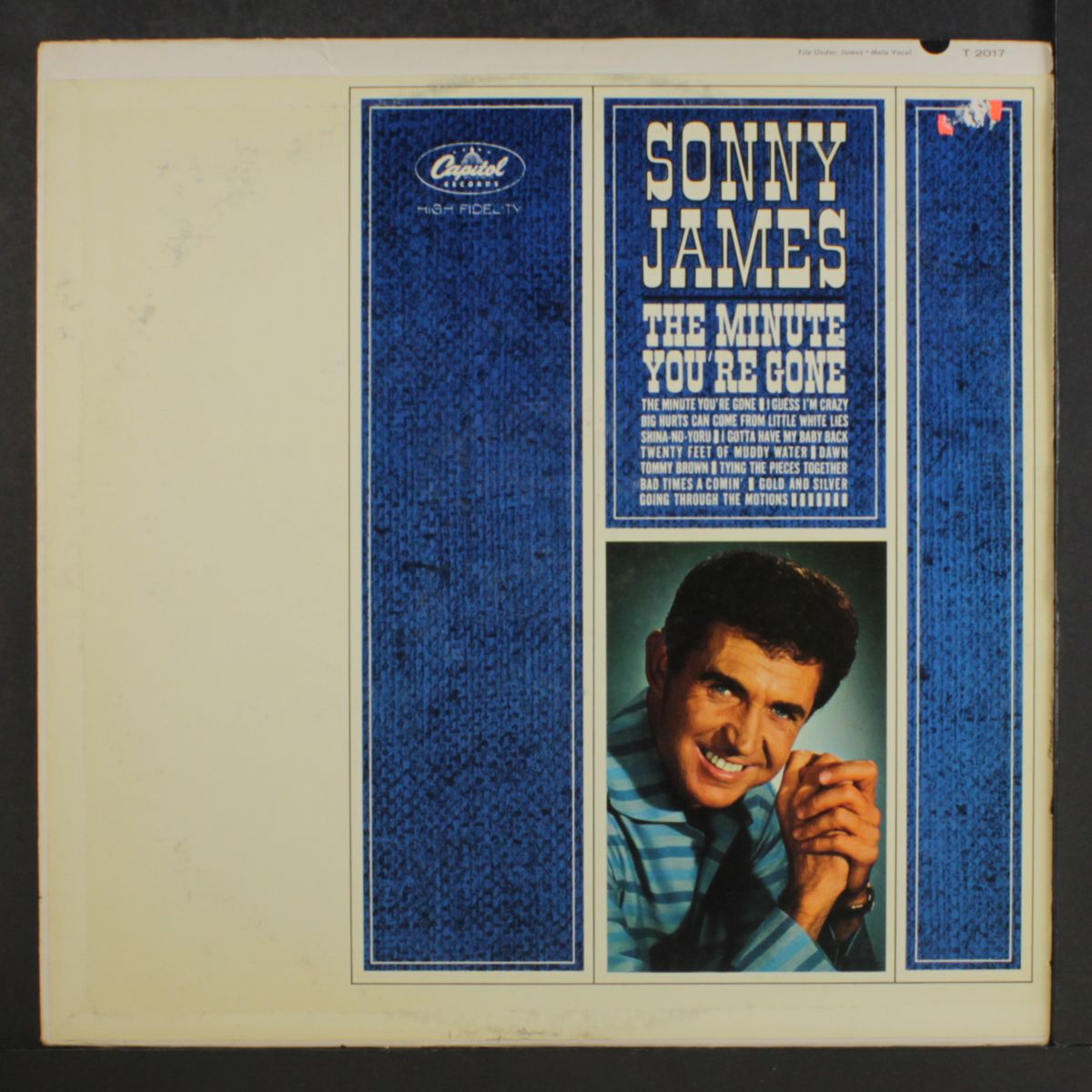 the minute you're gone by SONNY JAMES