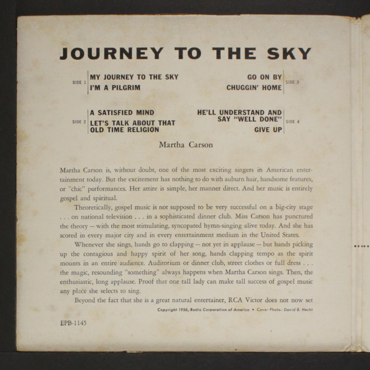 journey to the sky by MARTHA CARSON