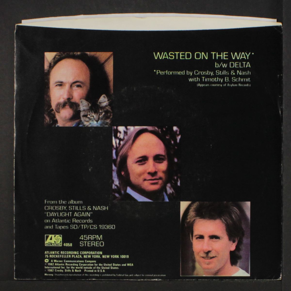wasted on the way / mono by CROSBY,STILLS & NASH