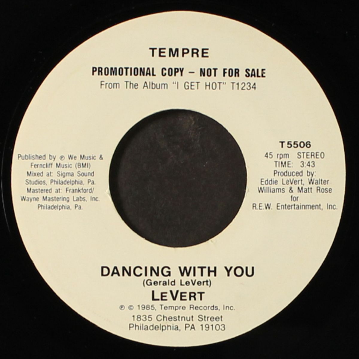 dancing with you / same by LEVERT
