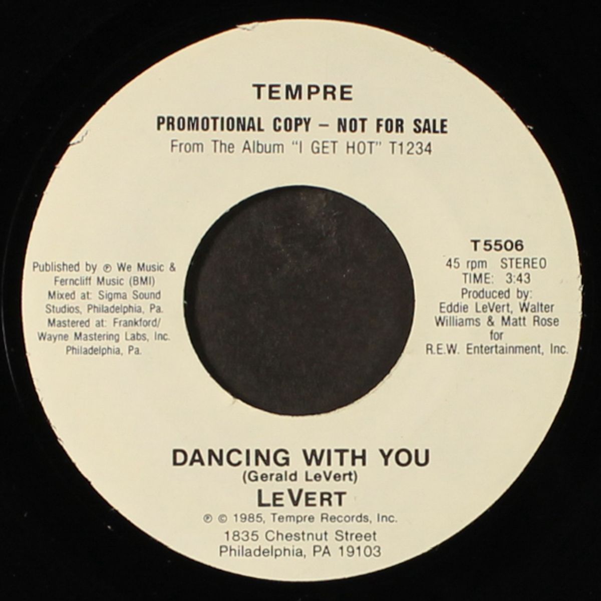 dancing with you / same by LEVERT