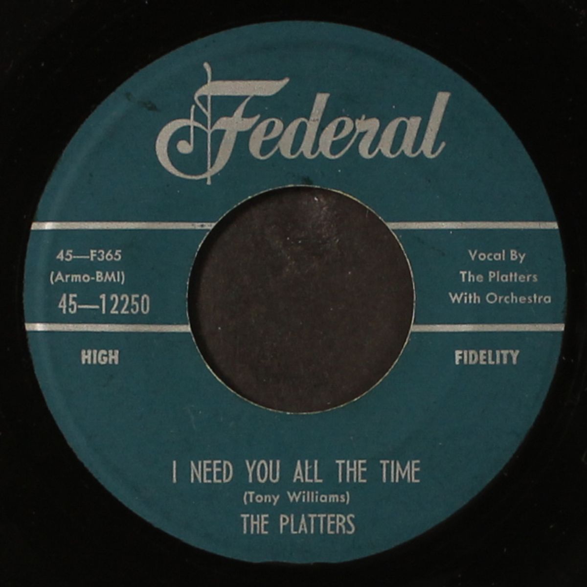 tell the world / i need you all the time by PLATTERS