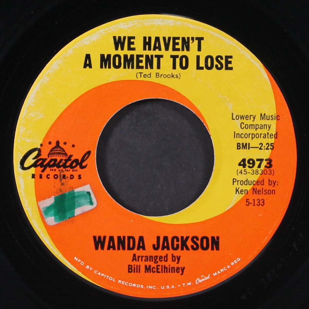 we haven't a moment to lose / this should go on forever by WANDA JACKSON