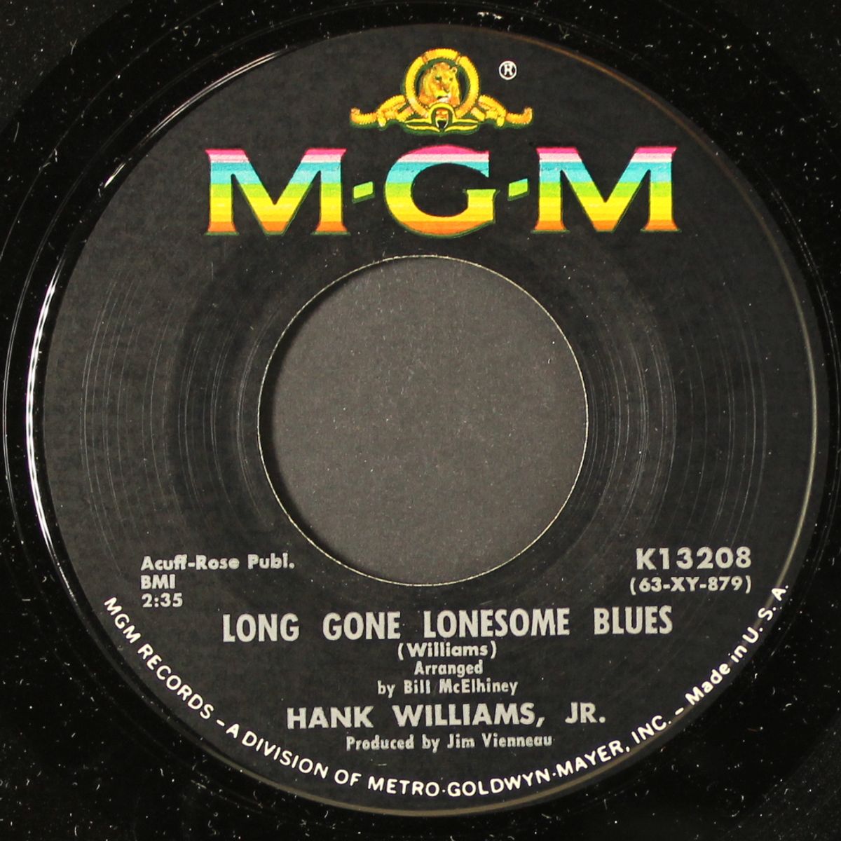 doesn't anybody know my name? / long gone lonesome blues by HANK WILLIAMS, JR.