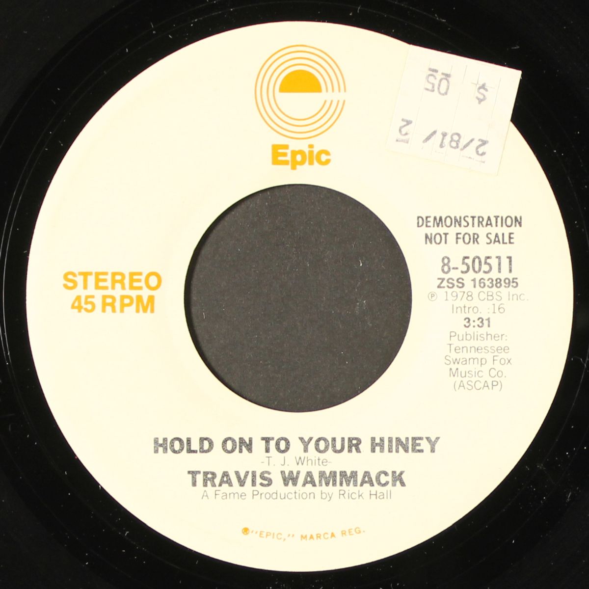 hold on to your hiney / mono by TRAVIS WAMMACK