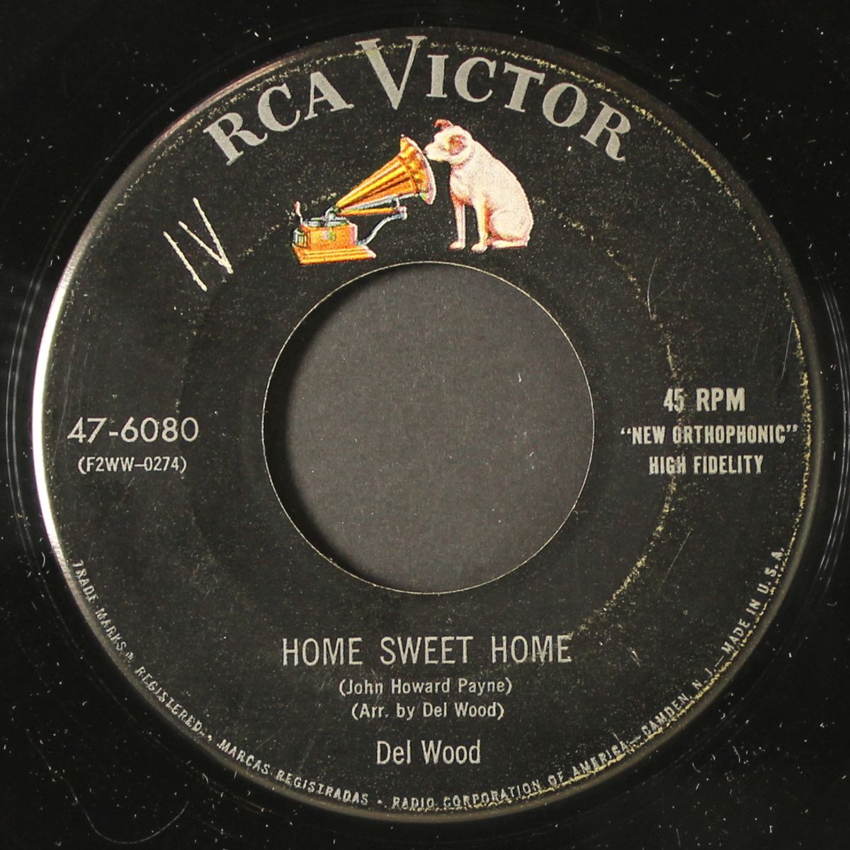 that naughty waltz / home sweet home by DEL WOOD