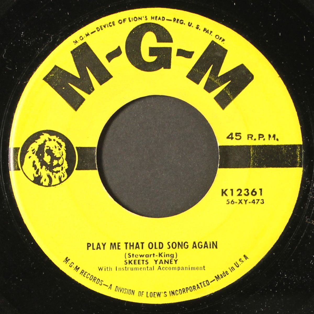 play me that old song again / if you don't love me by SKEETS YANEY