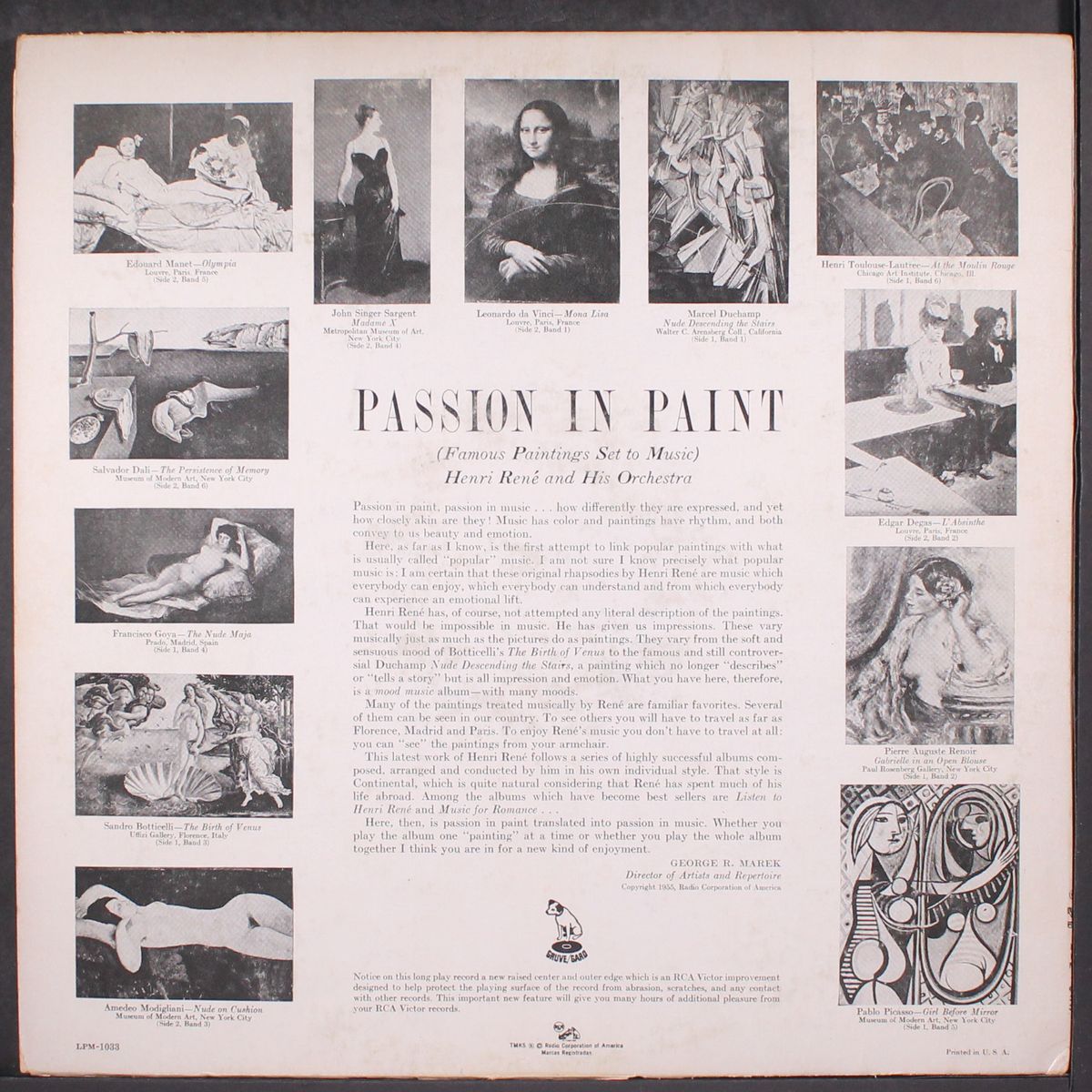 passion in paint by HENRI RENE