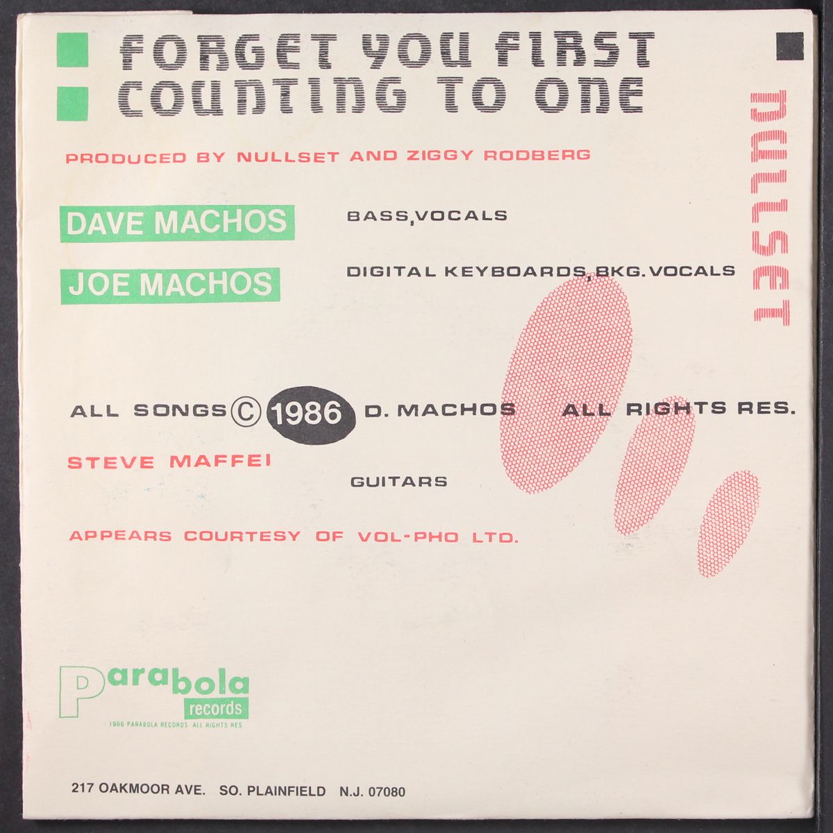 forget you first / counting to one by NULLSET