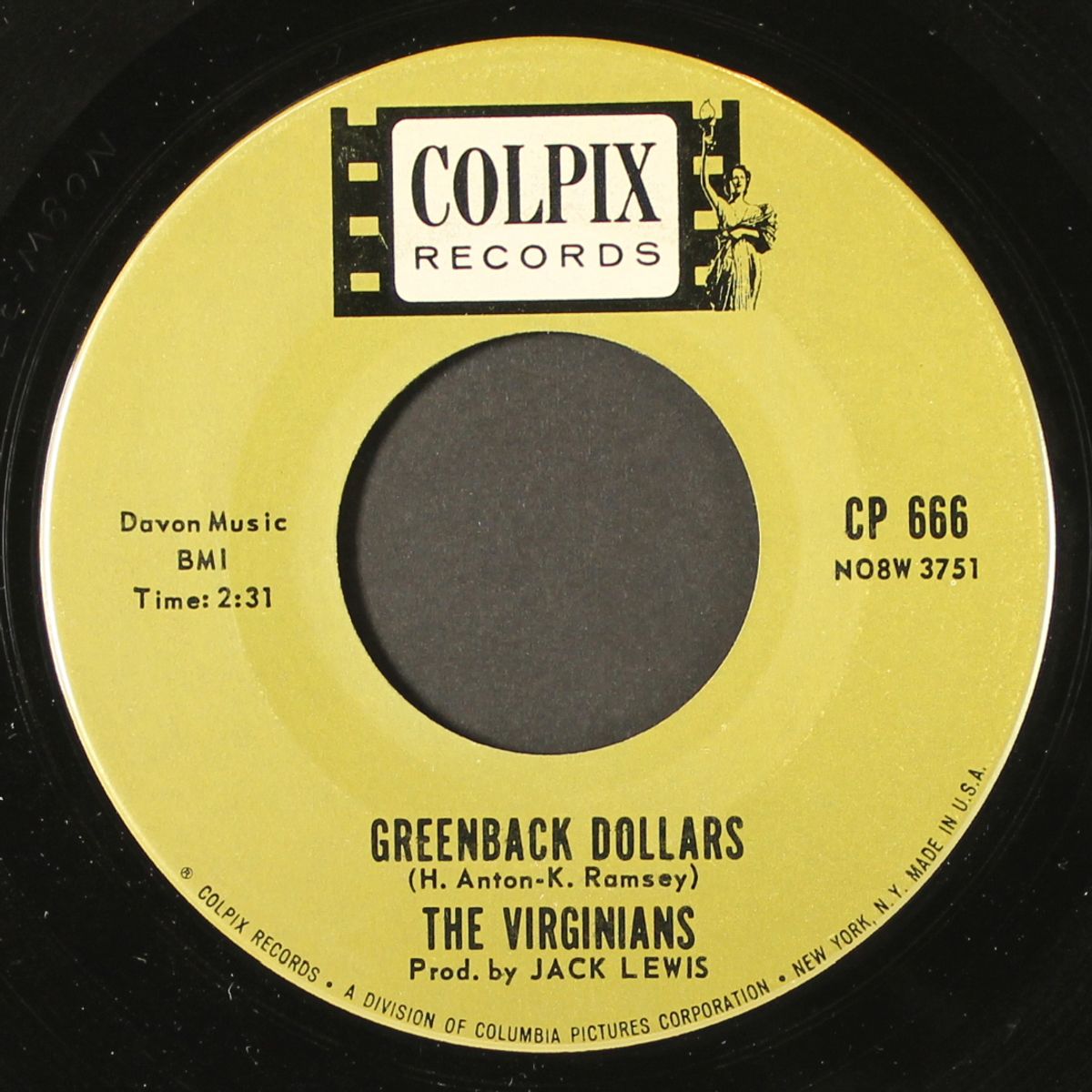 limbo baby / greenback dollars by VIRGINIANS