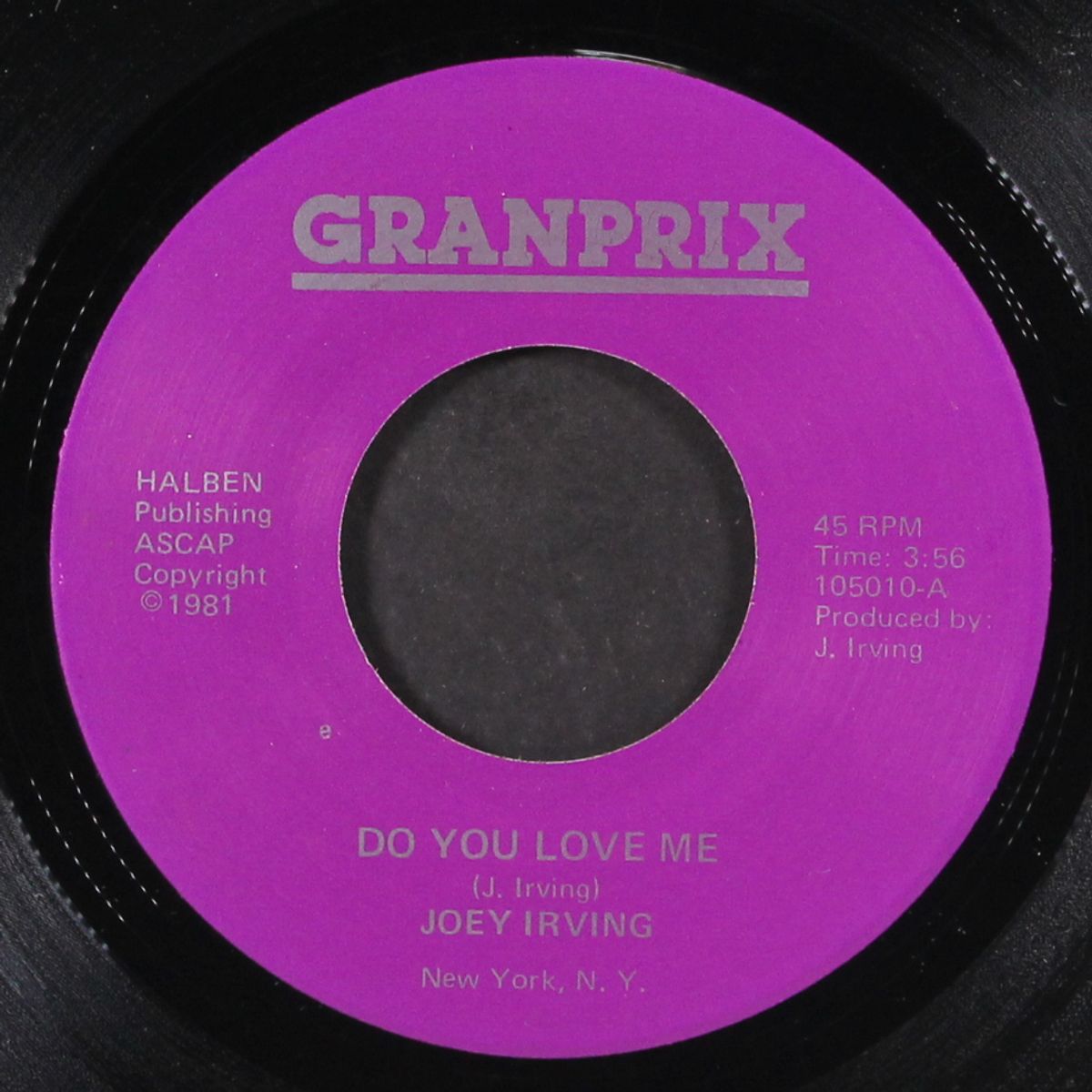 do you love me / i've got to hang in there by JOEY IRVING