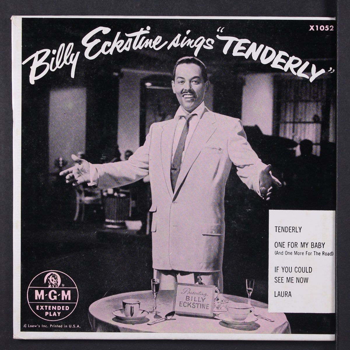 sings tenderly by BILLY ECKSTINE