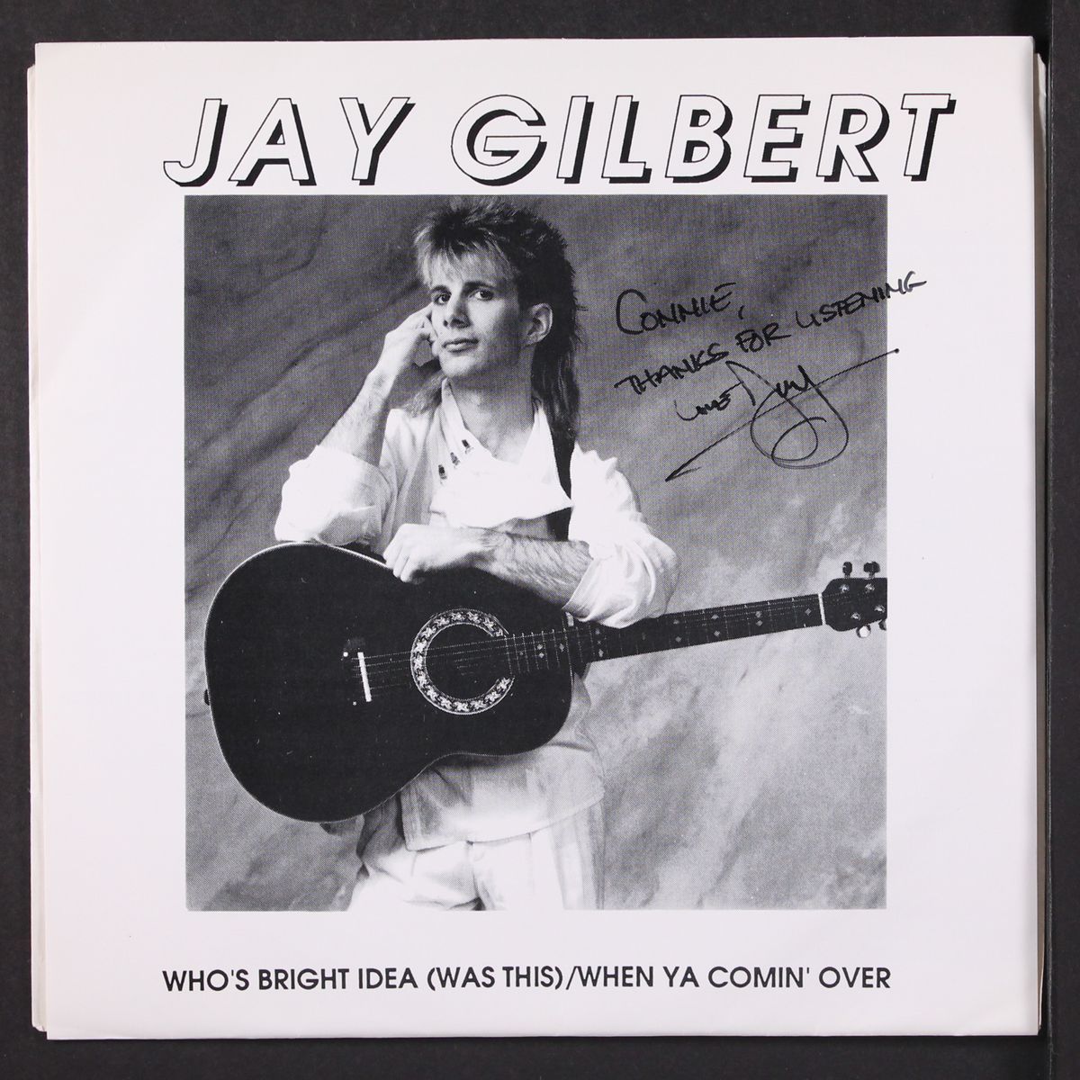 who's bright idea / when ya comin' over by JAY GILBERT