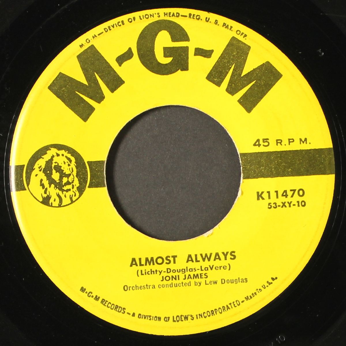 almost always / is it any wonder by JONI JAMES