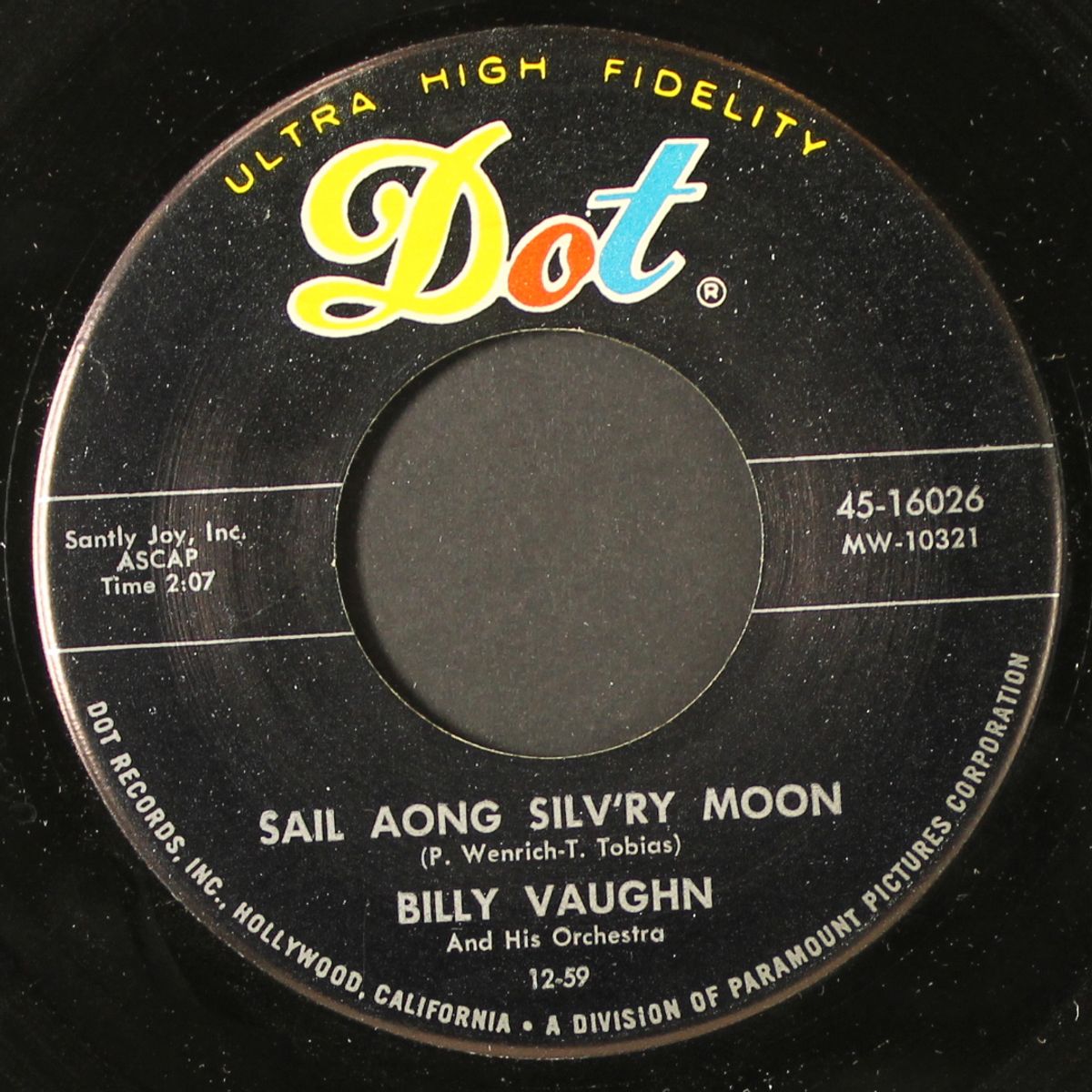 melody of love / sail along silv'ry moon by BILLY VAUGHN