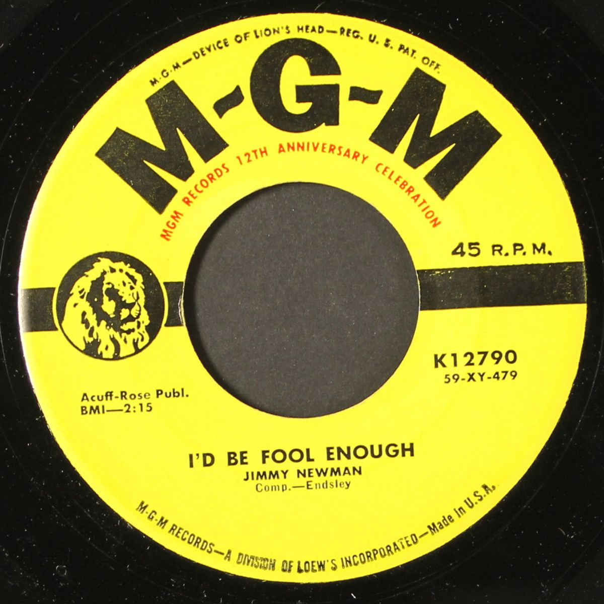 lonely girl / i'd be fool enough by JIMMY NEWMAN