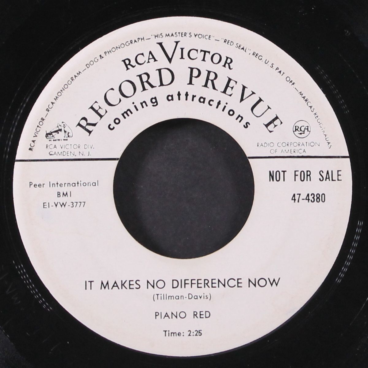 it makes no difference now / hey good lookin' by PIANO RED