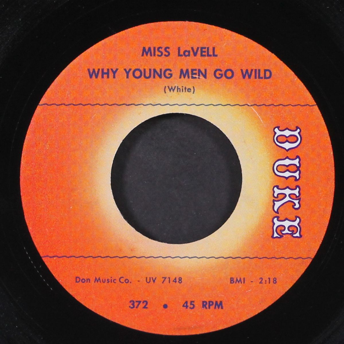 why young men go wild / run to you by MISS LAVELL