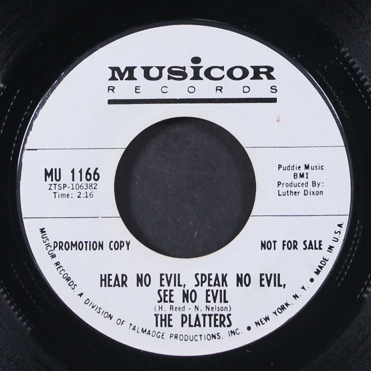 hear no evil, speak no evil, see no evil / i love you 1000 times by PLATTERS