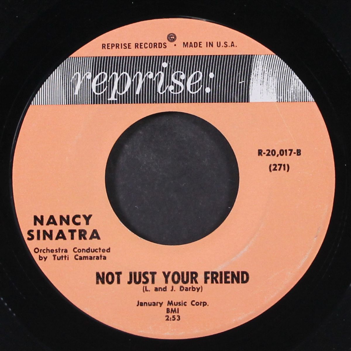 cuff links and a tie clip / not just your friend by NANCY SINATRA