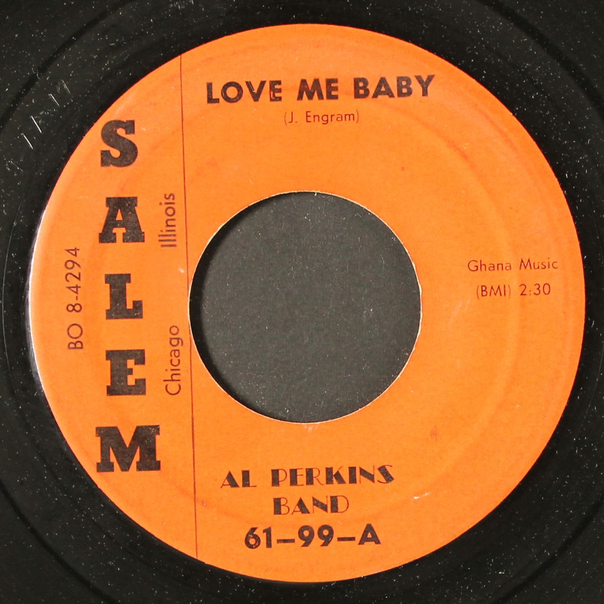 love me baby / mickey by AL PERKINS